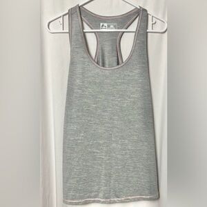 RBX Performance Gray Racerback Tank Top Size Large